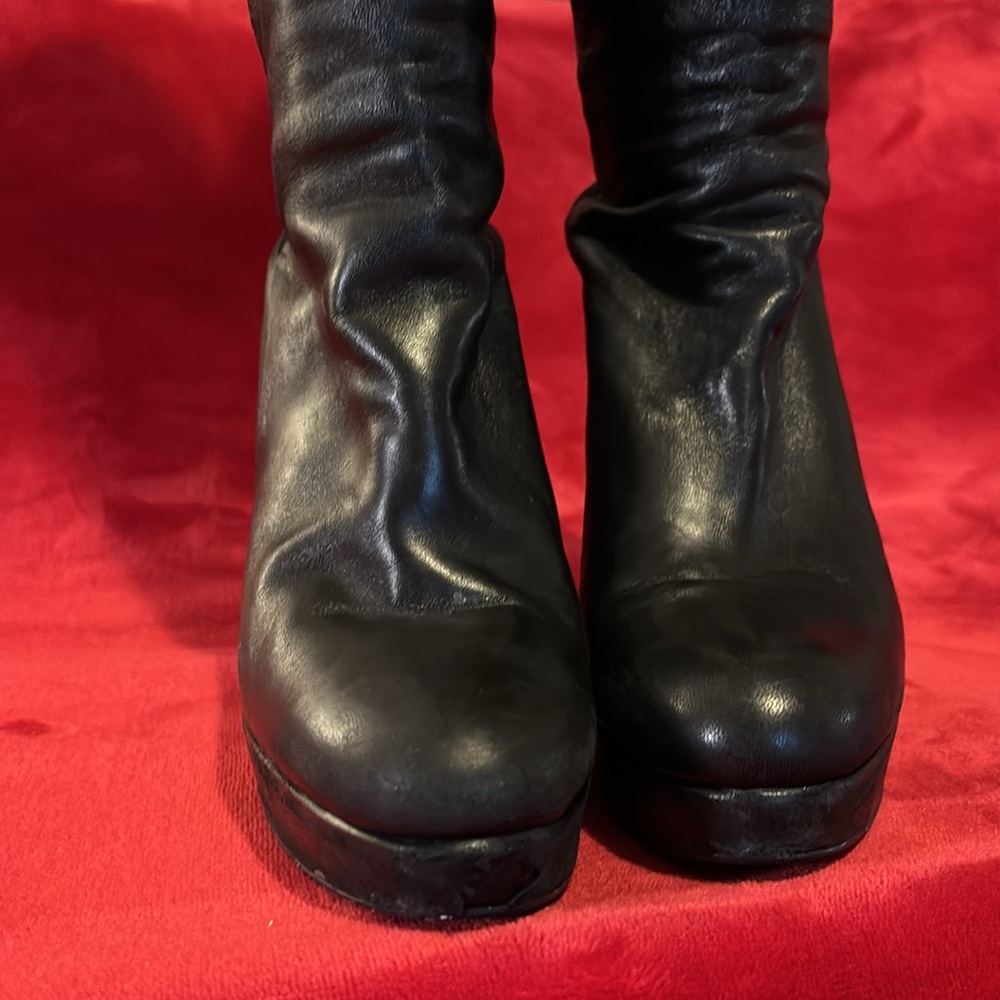 Platform Knee High Stuart Weitzman Boot 8.5 - image 7